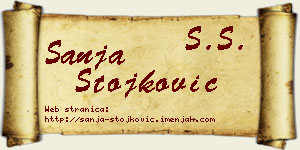 Sanja Stojković vizit kartica